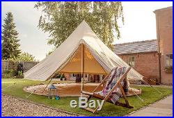 100% 4m FIREPROOF 360 gsm Bell Tent with Zig by Bell Tent Boutique. BS Rated