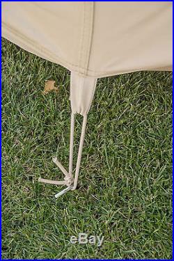 100% Cotton 4m Bell Tent With Zipped In Ground Sheet by Bell Tent Boutique