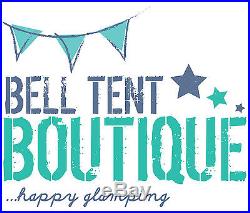 100% Cotton 4m Bell Tent With Zipped In Ground Sheet by Bell Tent Boutique