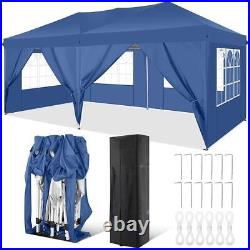 10X20' Outdoor Pop Up Tent Canopy Gazebo Wedding Multicolor Removable 4 Sides #