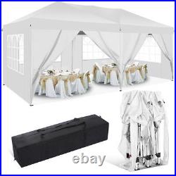 10X20' Outdoor Pop Up Tent Canopy Gazebo Wedding Multicolor Removable 4 Sides #