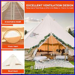 10-20 Person Glamping Camping Tent Waterproof Outdoor Shelter with Vents