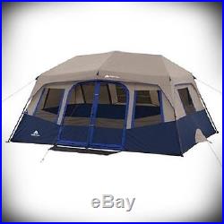 10 PERSON FAMILY CABIN TENT CAMPING OUTDOOR CAMP GEAR BEACH LARGE NAVY