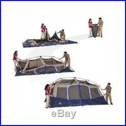 10 PERSON FAMILY CABIN TENT CAMPING OUTDOOR CAMP GEAR BEACH LARGE NAVY