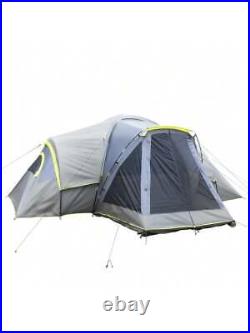 10 People Three Rooms Polyester Cloth Fiberglass Poles Camping Tents Family