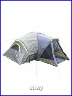 10 People Three Rooms Polyester Cloth Fiberglass Poles Camping Tents Family