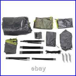 10 People Three Rooms Polyester Cloth Fiberglass Poles Camping Tents Family