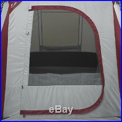 10 Person 3 Room Cabin Tent Camping Hiking Family Dome Removable Room Dividers
