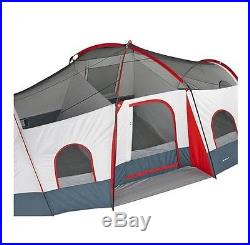 10-Person 3-Room Cabin Tent Camping Outdoor Canopy Shelter Vacation Hiking New