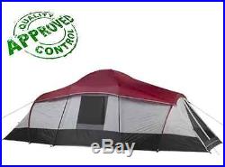 10 Person 3 Room Instant Cabin Tent Easy Setup Family Camping 10 Sleeps Hiking