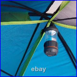 10-Person Family Camping Tent, with 3 Rooms and Screen Porch