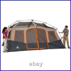 10 Person Instant Cabin Tent Camping Easy Setup Outdoor Tent With Gear Organizer