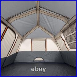 10 Person Instant Cabin Tent Camping Easy Setup Outdoor Tent With Gear Organizer