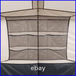 10 Person Instant Cabin Tent Camping Easy Setup Outdoor Tent With Gear Organizer