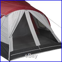 10 Person Ozark Trail Outdoor Camping 3 Room Tent Family Large Instant 20 14 9 X