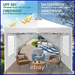 10x10' Commercial Pop UP Canopy Party Tent Folding Waterproof Gazebo Heavy Duty