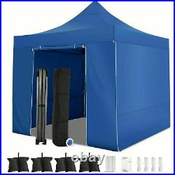 10x10ft Pop up Canopy Tent 420D Oxford Cloth Waterproof&Anti-UV with Sandbags ep2