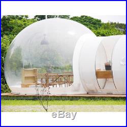 110V Inflatable Eco Home Tent House Luxury Dome Camping Cabin Lodge Air Bubble