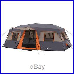 12 Person 3 Connecting Tent Room Family Hiking Camping Outdoor Cabin Dome XL New