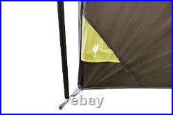 12 Person Cabin Tent Family Camping Tent 3 Rooms with Hanging Organizer Green US