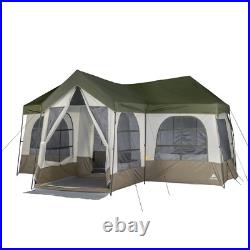 12 Person Family House Tent Ozark Trail Flat Creek Large Camping Hiking Shelter