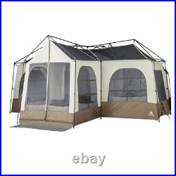 12 Person Family House Tent Ozark Trail Flat Creek Large Camping Hiking Shelter