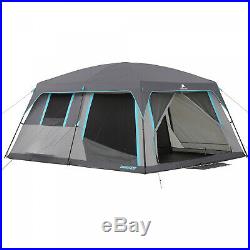 12-Person Half Dark Rest Cabin Tent 14 X 12 Outdoor Camping Hiking Shelter