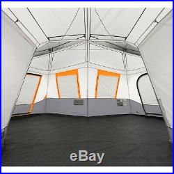 12 Person Instant Cabin Tent 3-Room 20 x 18 Camping Outdoor Family Screen Room