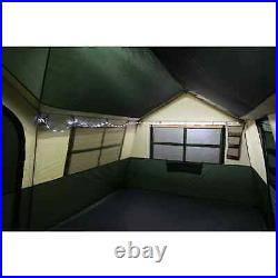 12-Person Instant Cabin Tent 3 Rooms Family Camping Hiking Outdoor Trail Shelter