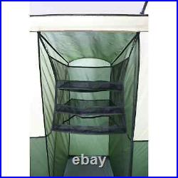 12-Person Instant Cabin Tent 3 Rooms Family Camping Hiking Outdoor Trail Shelter
