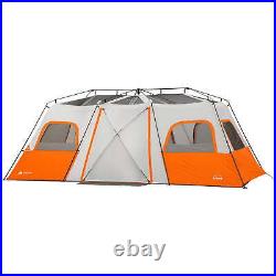 12 Person Instant Cabin Tent with Integrated LED Lights, 3 Rooms