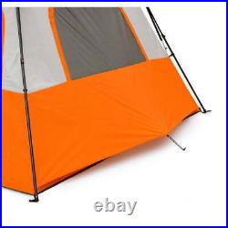 12 Person Instant Cabin Tent with Integrated LED Lights, 3 Rooms