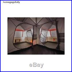 12 Person Tent 3 Room Family Camping Instant Cabin Size Easy Setup Outdoor Sleep