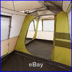 12-Person Tent 3-Room Instant Family Size Cabin Style Easy Setup (green)