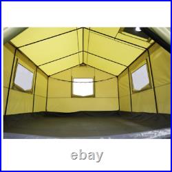 12' x 10' Outdoor Wall Tent with Stove Jack Camping, Sleeping Capacity 6 NEW