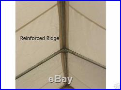 12' x 14' Canvas Wall Tent Water & Mildew Treated 10.1 oz Army Duck Canvas