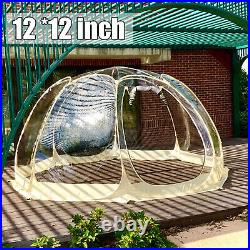 12ftx12ft Outdoor Instant Tent Shelter Bubble Tent Rain Tent Shelter 8-10 Person