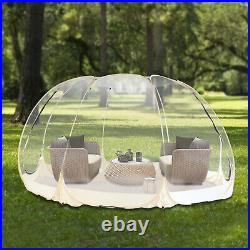12ftx12ft Outdoor Instant Tent Shelter Bubble Tent Rain Tent Shelter 8-10 Person