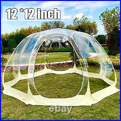 12ftx12ft Outdoor Instant Tent Shelter Bubble Tent Rain Tent Shelter 8-10 Person