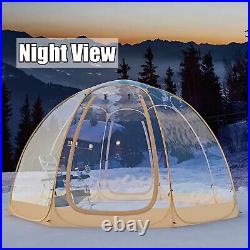 12ftx12ft Outdoor Instant Tent Shelter Bubble Tent Rain Tent Shelter 8-10 Person