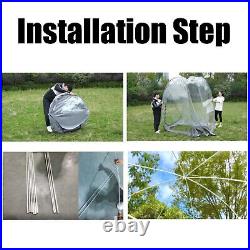 12ftx12ft Outdoor Instant Tent Shelter Bubble Tent Rain Tent Shelter 8-10 Person