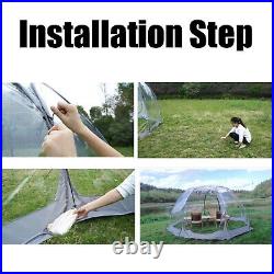 12ftx12ft Outdoor Instant Tent Shelter Bubble Tent Rain Tent Shelter 8-10 Person