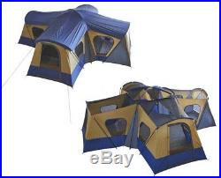 14 Person 4-Room Family Cabin Tent Camping Sleep Outdoor Travel House 4 Entrance