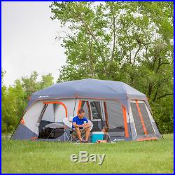 14x10' Ozark Trail Instant Cabin Tent 10 Person 2Rm Outdoor Family Camping Tents