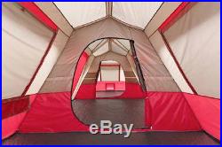 15 Person 25 x 10 Camp Family Cabin Tent Camping Red