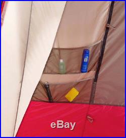 15 Person 25 x 10 Camp Family Cabin Tent Camping Red