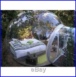 16'4 transparent Outdoor Clear Tunnel Inflatable Bubble Camping Tent w Blower