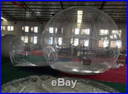 16'4 transparent Outdoor Clear Tunnel Inflatable Bubble Camping Tent w Blower