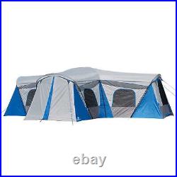 16-Person 3-Room Family Cabin Tent, with 3 Entrances