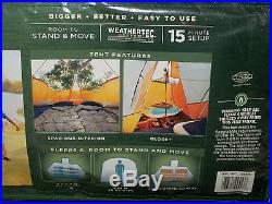 1-Coleman Bayside 6 Man Person Family Camping Scout Hiking Tent with Rainfly
